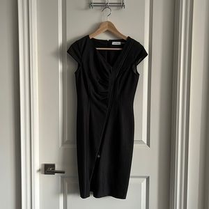 Calvin Klein Dress with Pleaded Front Size S